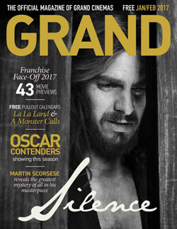 GRAND CINEMAS magazine side cover January/February 2017