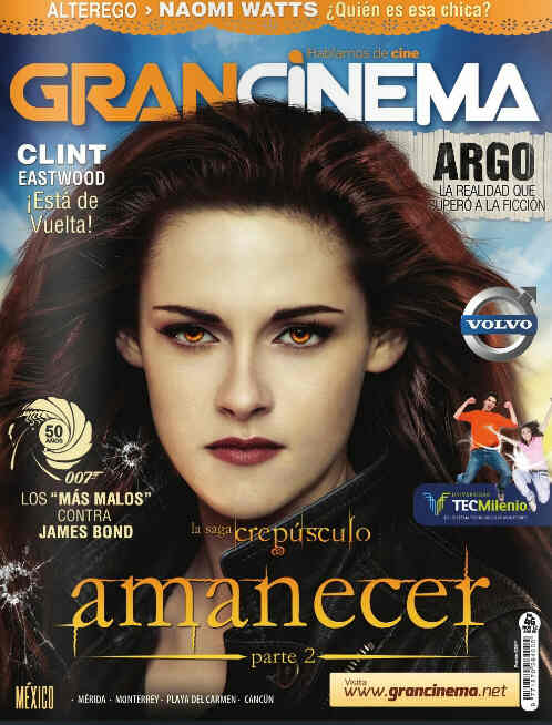 GRANCINEMA magazine side cover November 2012