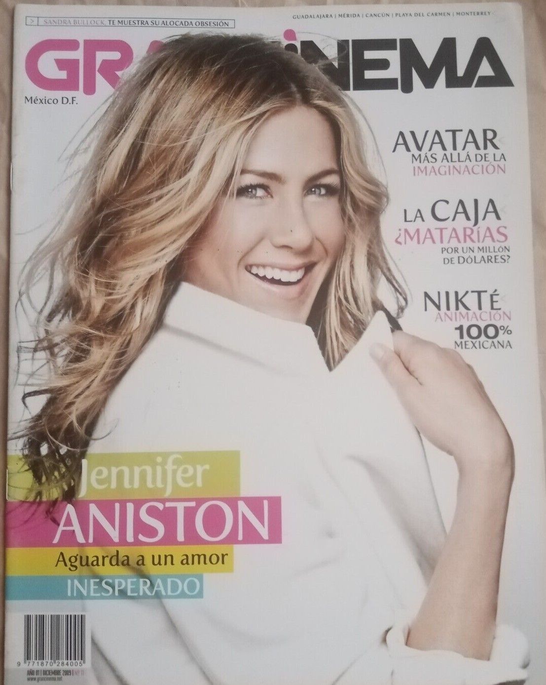GRANCINEMA magazine side cover  December 2009
