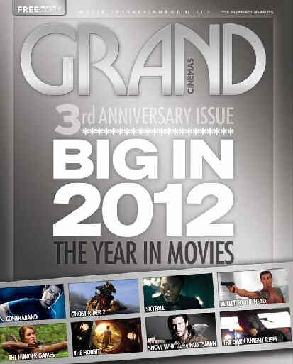 GRAND CINEMAS magazine side cover January 2012