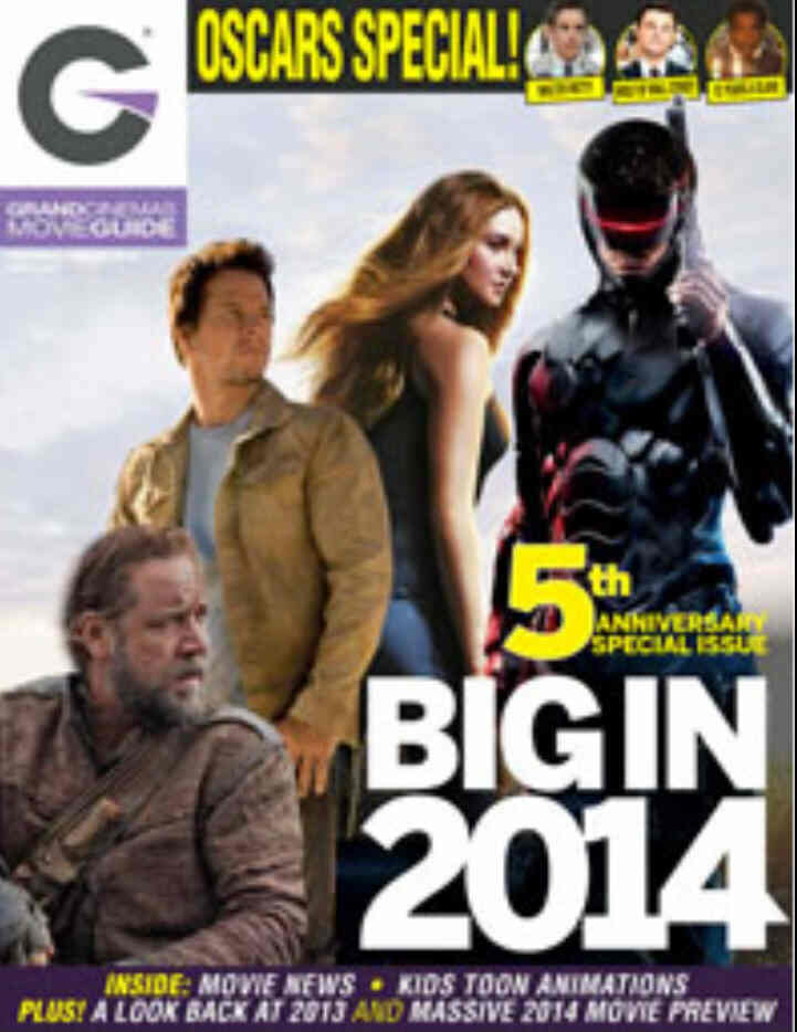GRAND CINEMAS magazine side cover December 2013