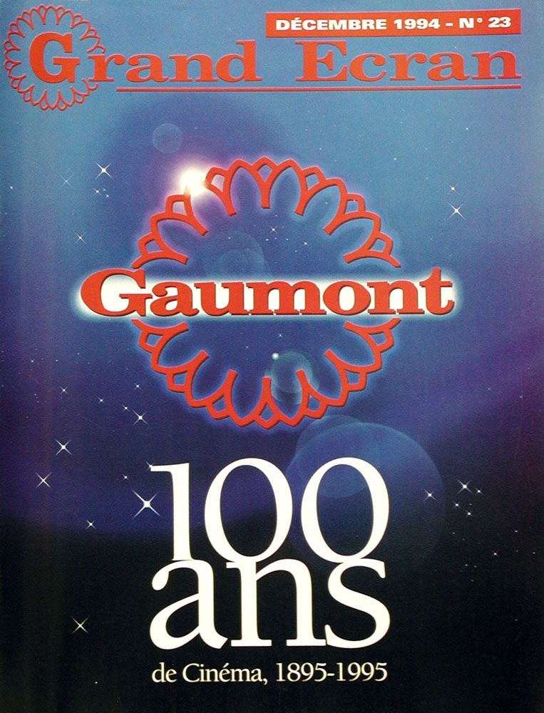 GRAND ECRAN magazine side cover Issue 23 December 1994