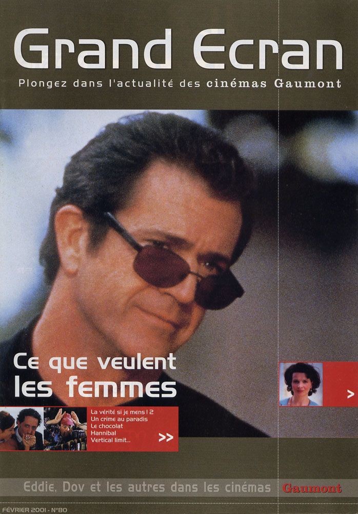 GRAND ECRAN magazine side cover Issue 80 February 2001