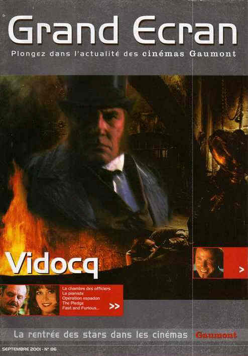 GRAND ECRAN magazine side cover Issue 86 September 2001