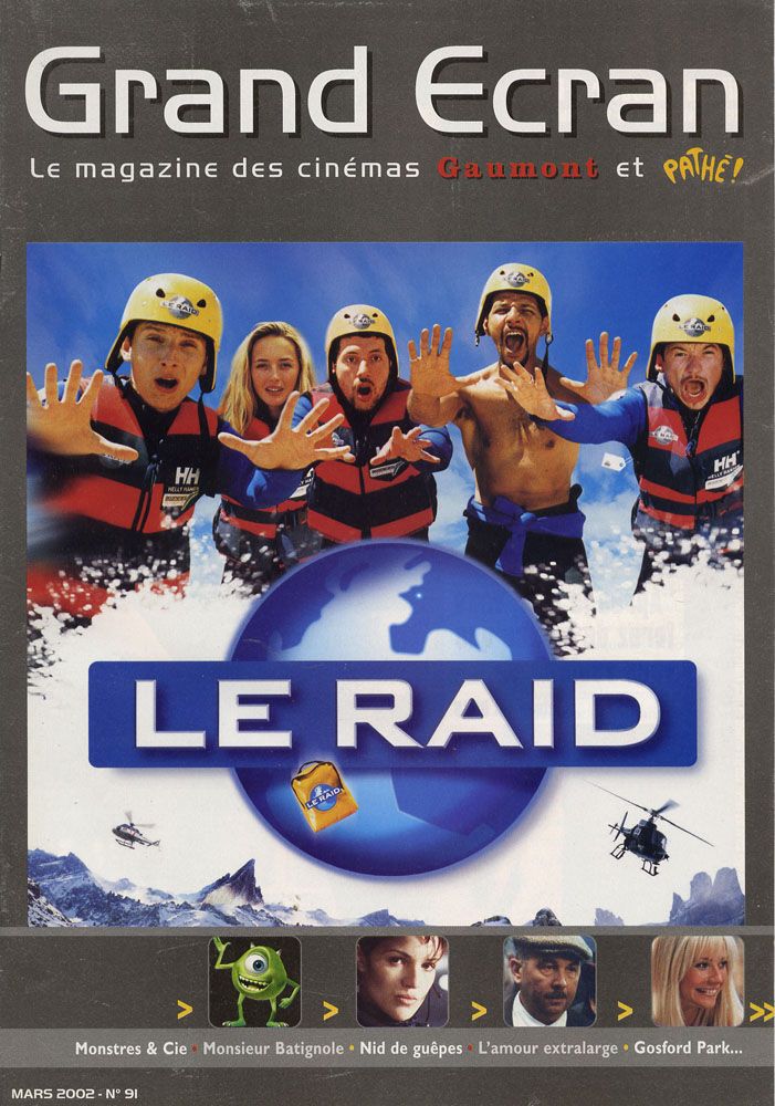 GRAND ECRAN magazine side cover Issue 91 March 2002