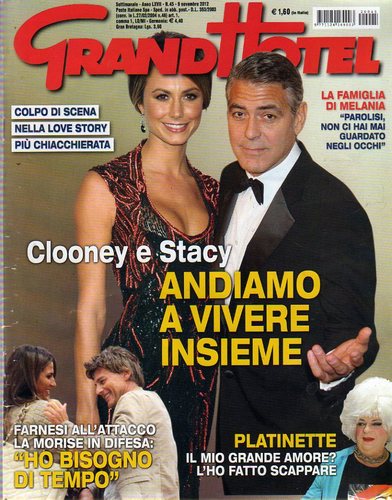 GRAND HOTEL magazine side cover Issue 45  Vol 12 # 11 9 November 2012