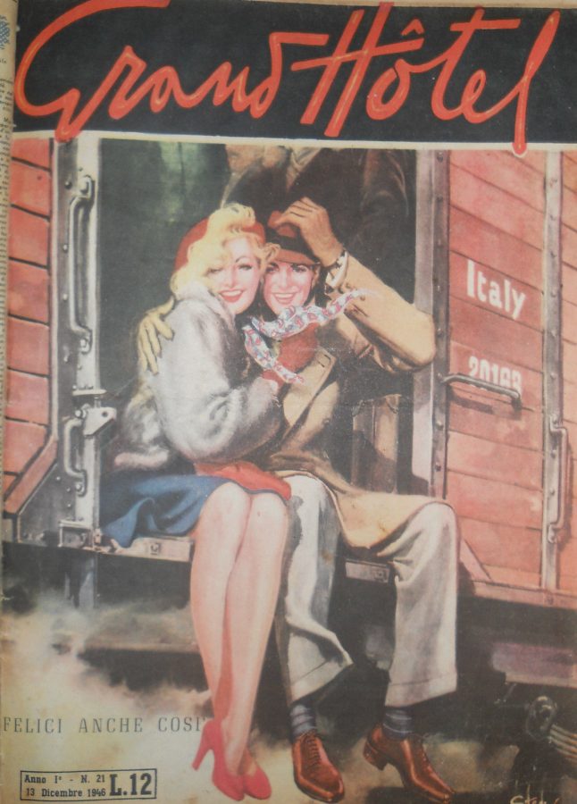 GRAND HOTEL magazine side cover Issue 21 13 December 1946
