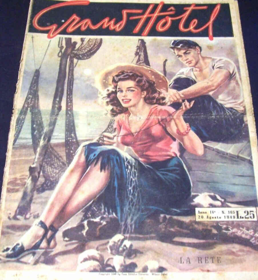 GRAND HOTEL magazine side cover Issue 165 20 August 1949