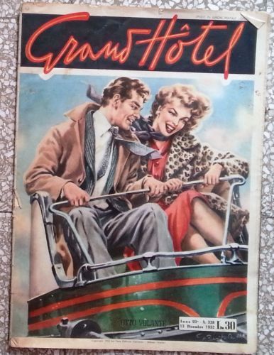GRAND HOTEL magazine side cover 13 December 1952
