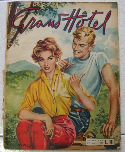 GRAND HOTEL magazine side cover Issue 636 20 August 1958