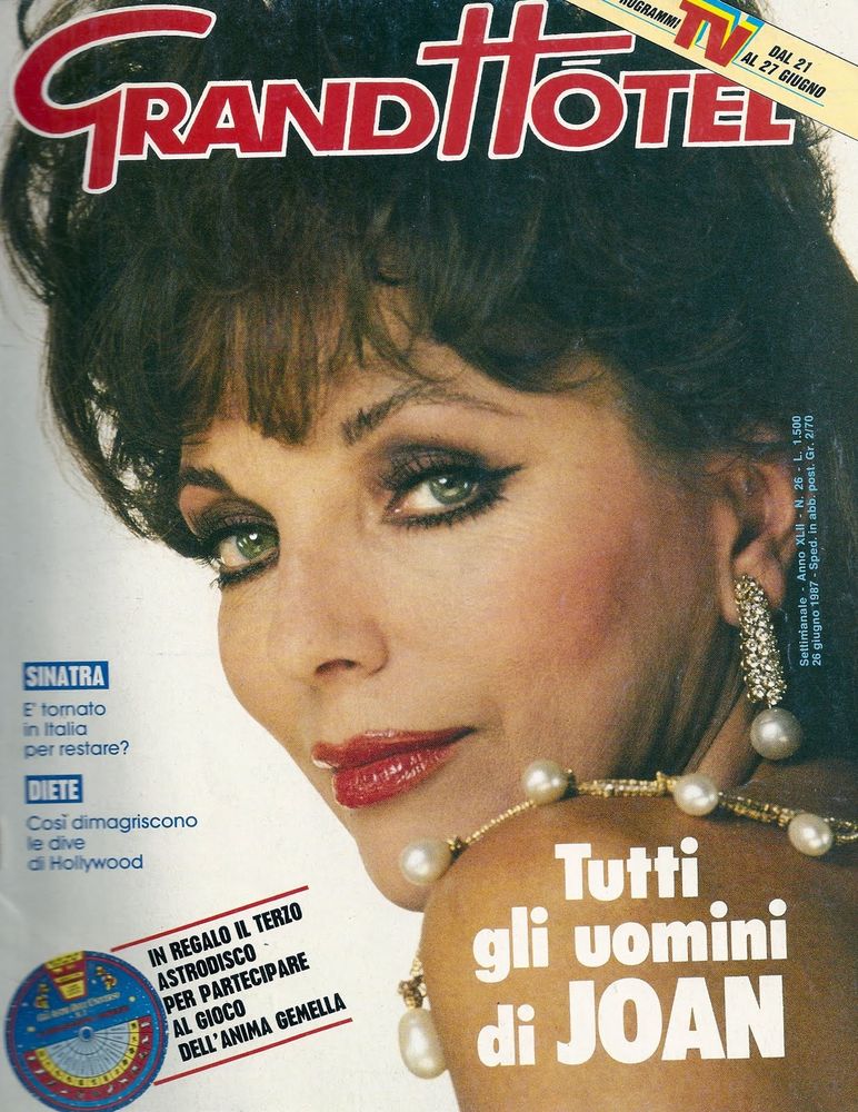 GRAND HOTEL magazine side cover 26 June 1987