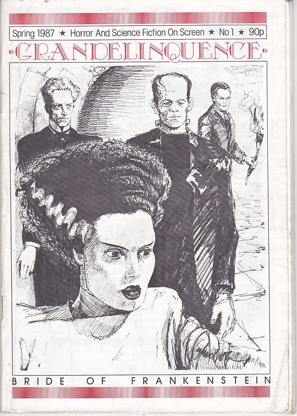 GRANDELINQUENCE magazine side cover Issue 1 Spring 1987