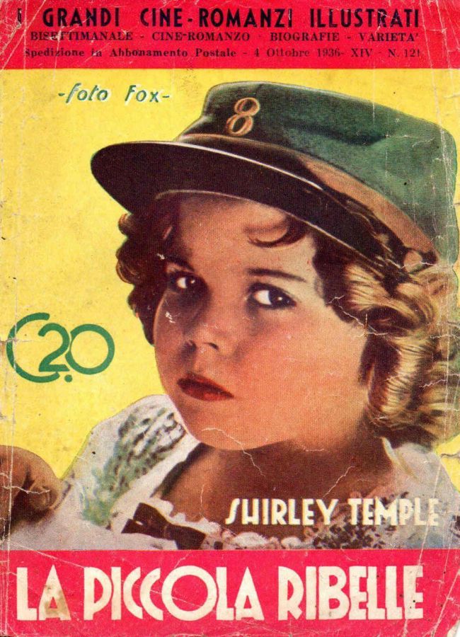 GRANDI CINE-ROMANZI ILLUSTRATI | I magazine side cover Issue 121 4 October 1936