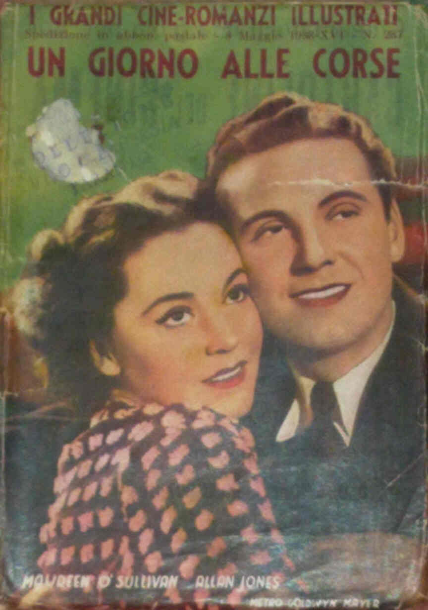 GRANDI CINE-ROMANZI ILLUSTRATI | I magazine side cover Issue 287 8 May 1938