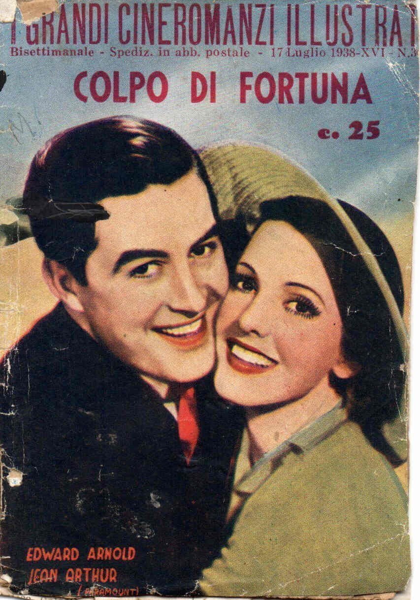 GRANDI CINE-ROMANZI ILLUSTRATI | I magazine side cover Issue 300? 17 July 1938