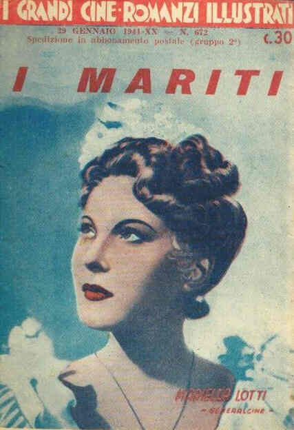 GRANDI CINE-ROMANZI ILLUSTRATI | I magazine side cover Issue 672 29 January 1942