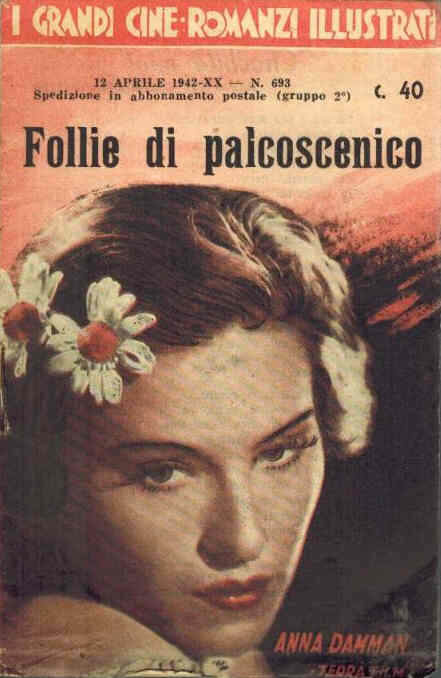 GRANDI CINE-ROMANZI ILLUSTRATI | I magazine side cover Issue 693 12 April 1942
