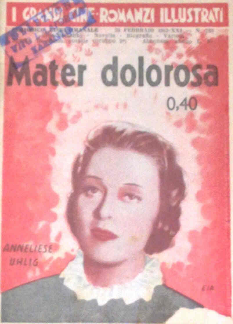 GRANDI CINE-ROMANZI ILLUSTRATI | I magazine side cover Issue 783 26 February 1943