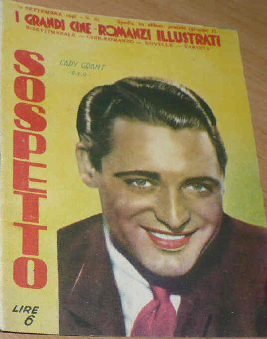 GRANDI CINE-ROMANZI ILLUSTRATI | I magazine side cover Issue 65 September 1946