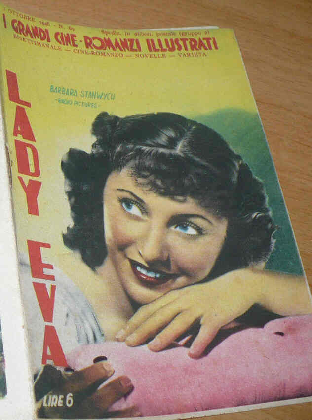 GRANDI CINE-ROMANZI ILLUSTRATI | I magazine side cover Issue 69 3 October 1946