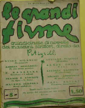 GRANDI FIRME | LE magazine side cover Issue 8 15 October 1924