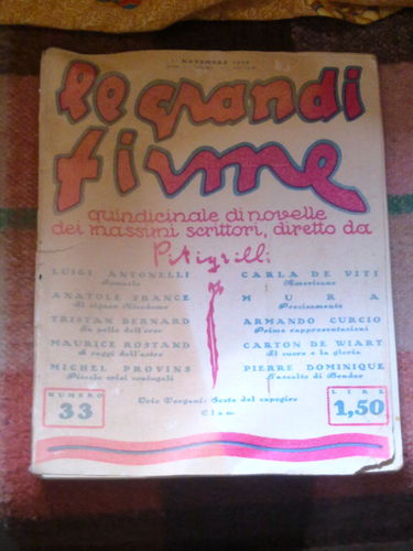 GRANDI FIRME | LE magazine side cover Issue 33 1 November 1925