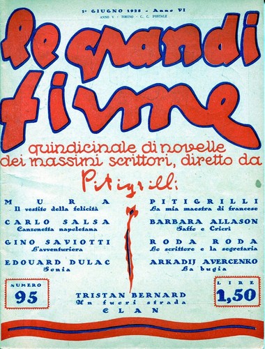 GRANDI FIRME | LE magazine side cover Issue 95 1 June 1928