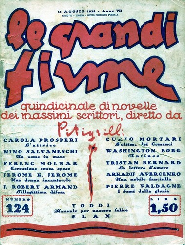 GRANDI FIRME | LE magazine side cover Issue 124 15 August 1929