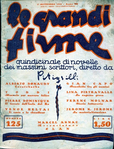 GRANDI FIRME | LE magazine side cover Issue 125 1 September 1929