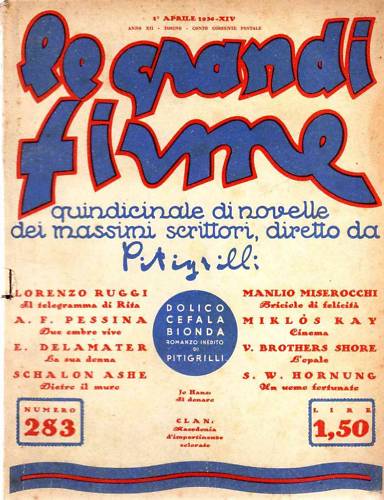 GRANDI FIRME | LE magazine side cover Issue 283 1 April 1936