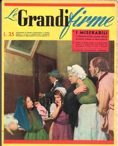 GRANDI FIRME|LE (1950s) magazine side cover Issue 134 11 May 1952