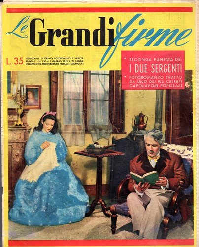 GRANDI FIRME|LE (1950s) magazine side cover Issue 137 1 June 1952