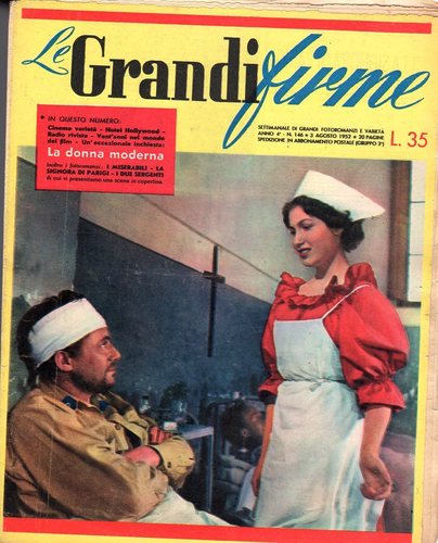 GRANDI FIRME|LE (1950s) magazine side cover Issue 146 3 August 1952