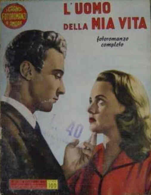 GRANDI FOTOROMANZI D AMORE | I magazine side cover Issue 34 9 September 1954