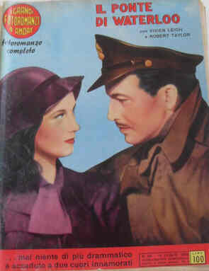 GRANDI FOTOROMANZI D AMORE | I magazine side cover Issue 56 July 1955