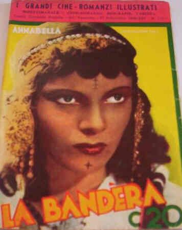 GRANDI CINE-ROMANZI ILLUSTRATI | I magazine side cover Issue 119  1936