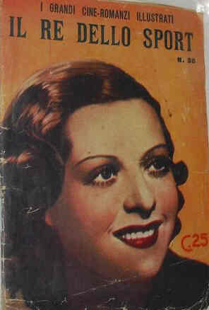 GRANDI CINE-ROMANZI ILLUSTRATI | I magazine side cover Issue 38  1935