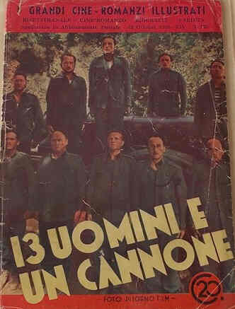 GRANDI CINE-ROMANZI ILLUSTRATI | I magazine side cover Issue 125 22 October 1936