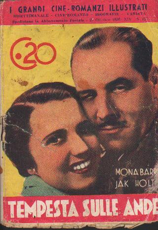 GRANDI CINE-ROMANZI ILLUSTRATI | I magazine side cover Issue 127 5 November 1936