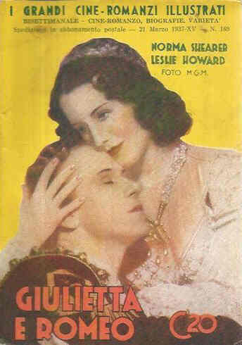 GRANDI CINE-ROMANZI ILLUSTRATI | I magazine side cover Issue 169 21 March 1937