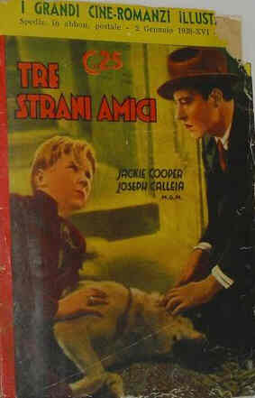 GRANDI CINE-ROMANZI ILLUSTRATI | I magazine side cover Issue 250? 2 January 1938