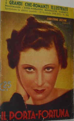 GRANDI CINE-ROMANZI ILLUSTRATI | I magazine side cover Issue 258 27 January 1938