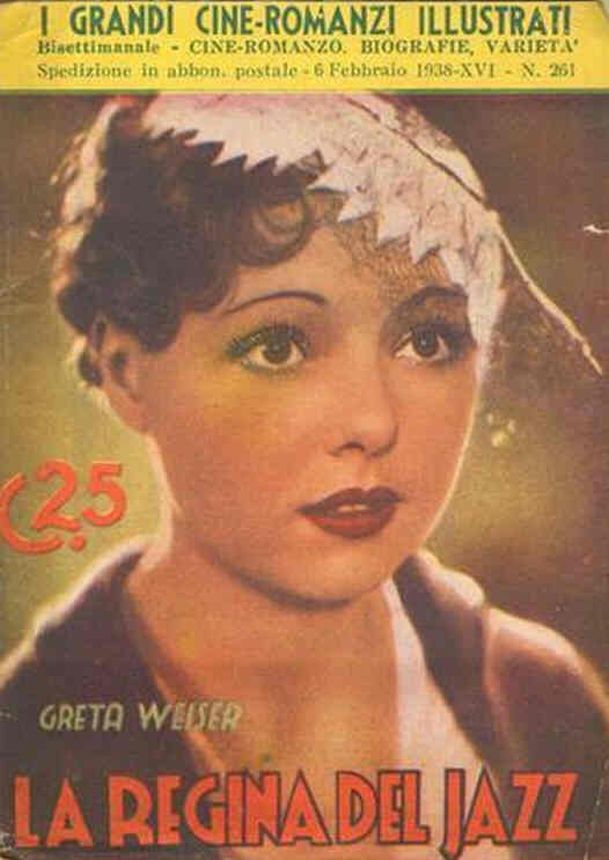 GRANDI CINE-ROMANZI ILLUSTRATI | I magazine side cover Issue 261 6 February 1938