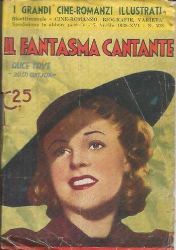 GRANDI CINE-ROMANZI ILLUSTRATI | I magazine side cover Issue 278 7 April 1938