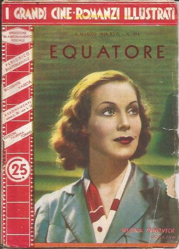 GRANDI CINE-ROMANZI ILLUSTRATI | I magazine side cover Issue 374 9 March 1939