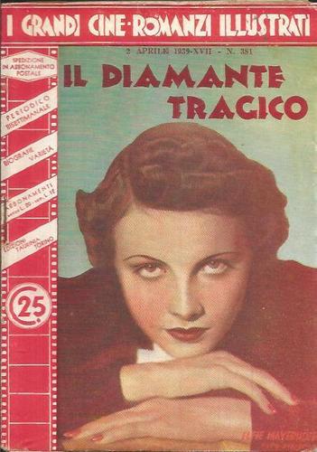 GRANDI CINE-ROMANZI ILLUSTRATI | I magazine side cover Issue 381 2 April 1939