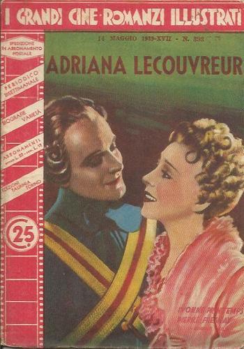 GRANDI CINE-ROMANZI ILLUSTRATI | I magazine side cover Issue 393 14 May 1939