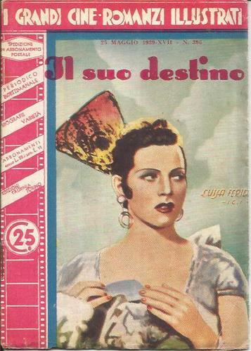 GRANDI CINE-ROMANZI ILLUSTRATI | I magazine side cover Issue 396 25 May 1939