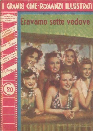 GRANDI CINE-ROMANZI ILLUSTRATI | I magazine side cover Issue 435 1 October 1939