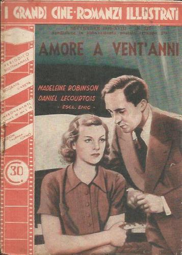 GRANDI CINE-ROMANZI ILLUSTRATI | I magazine side cover Issue 527 1 September 1940